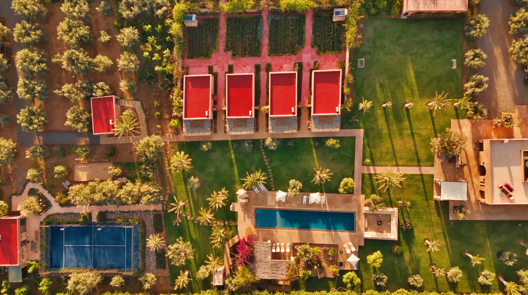 Domaine Villa Yemna avec jardins et espaces privés près de Marrakech